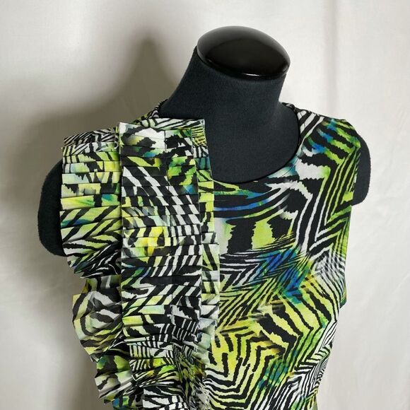 CQ By CQ Tiger Stripe Mesh Mini Dress - Women’s S - Picture 6 of 9